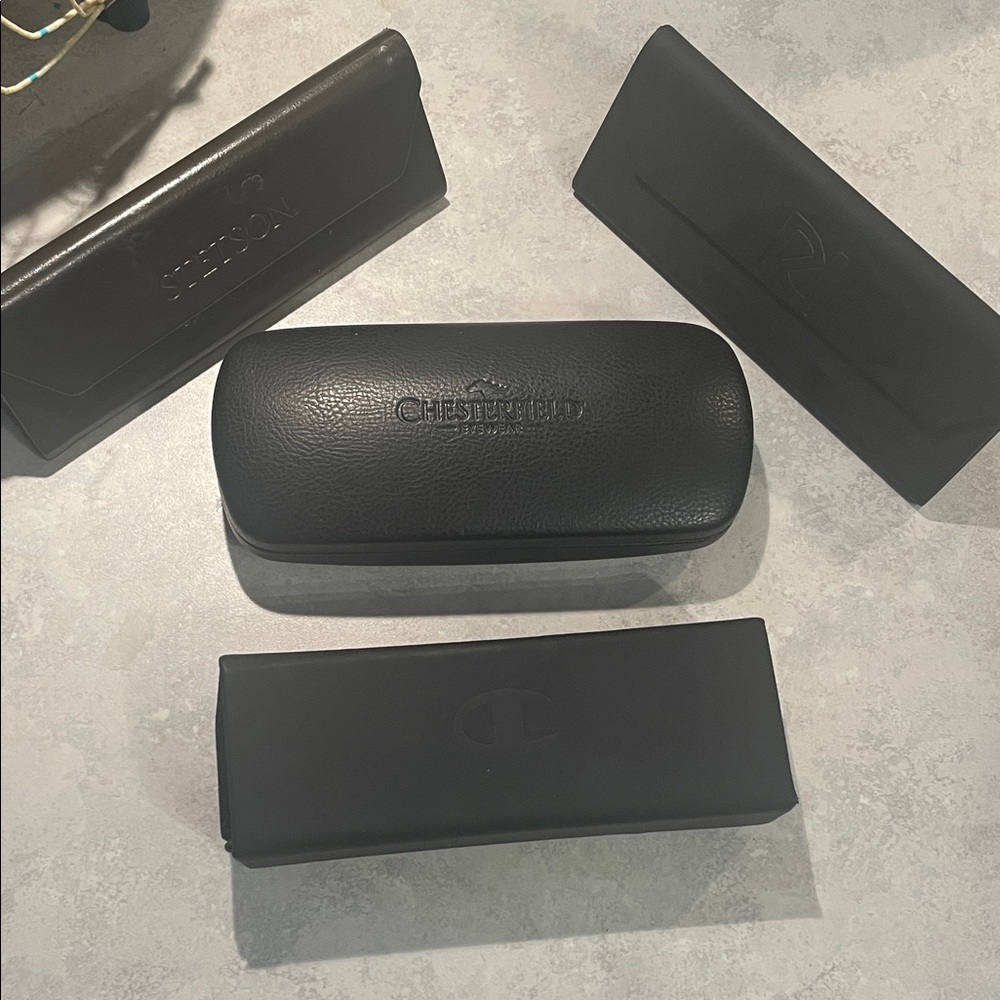Chesterfield, Stetson, Champion and Randy Jackson Eyeglass Cases